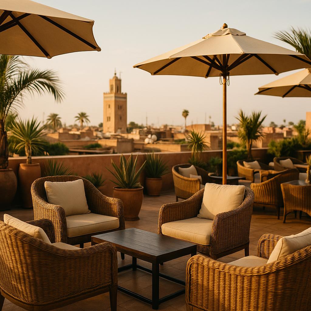 Best rooftops in Marrakech for luxury dinner and sunset
