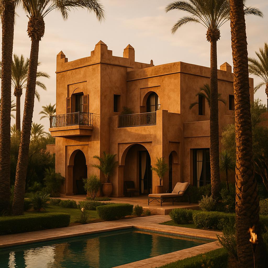 Premium residential ambiance in Marrakech for luxury stays